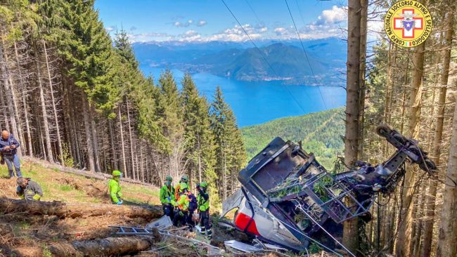 केबलकार दुर्घटनामा कम्तीमा १४ जनाको मृत्यु