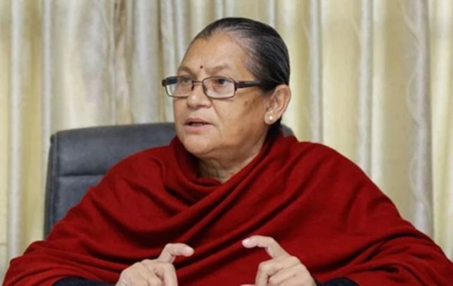 अल्पमतमा रहेकी बागमती  प्रदेशकी मुख्यमन्त्री शाक्यले विश्वासकाे मत लिँदै