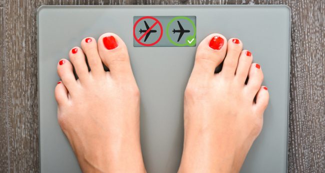 विमान उड्नुभन्दा अगाडि यात्रुहरुको तौल जोख्ने तयारी