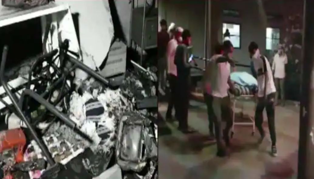 भारतीय एक अस्पतालमा आगलागी, १८ व्यक्तिको मृत्यु