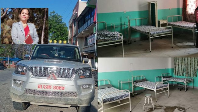 पालिकाको गाडीलाई एम्बुलेन्स बनाइएको भन्ने समाचारप्रति अध्यक्ष अधिकारीको आपत्ति