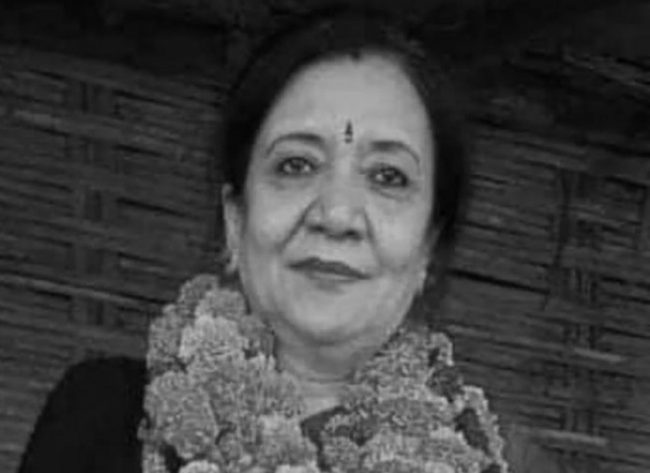 कांग्रेस उपसभापति गच्छदारलाई पत्नीशाेक