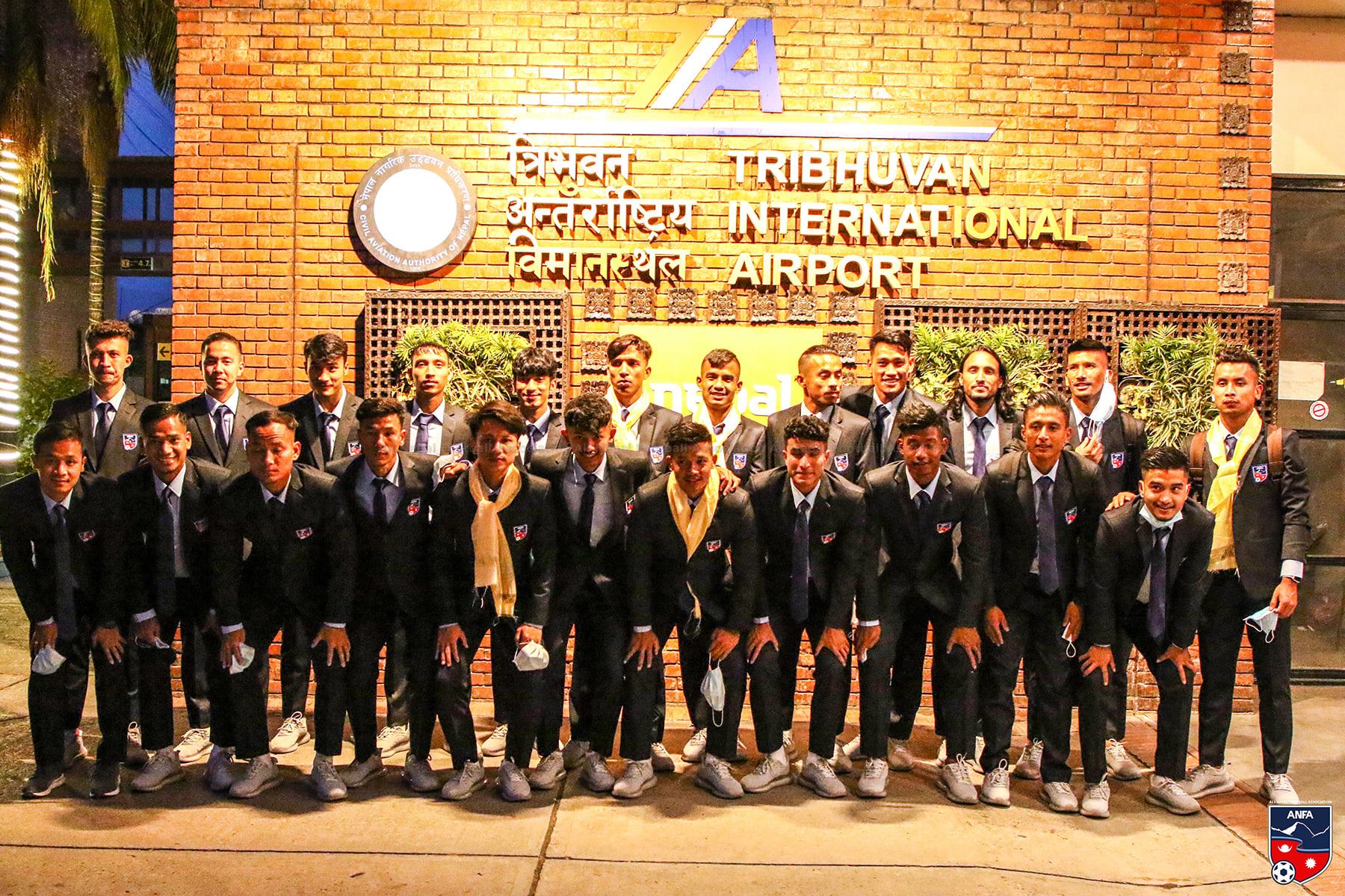 नेपाली फुटबल टोली इराक प्रस्थान