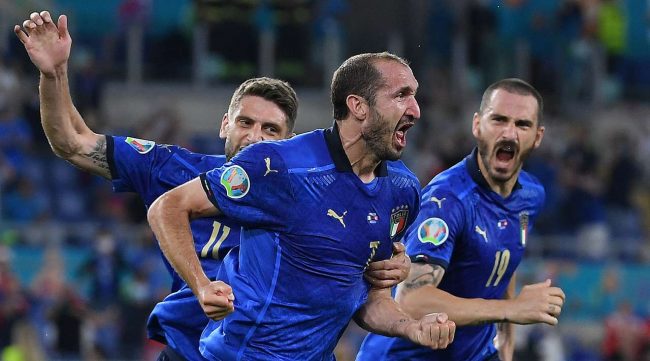 स्विजरल्याण्डविरुद्ध इटालीको अग्रता