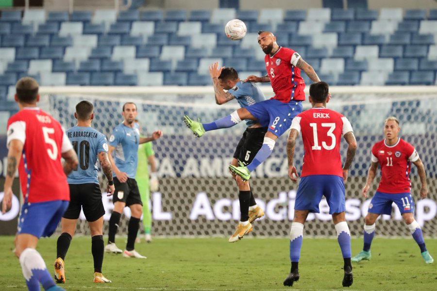 उरुग्वेसँग बराबरी खेल्दै चिली कोपा अमेरिकाको क्वाटरफाइनलमा