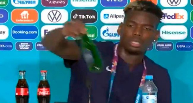 रोनाल्डोले कोक हटाए, पोग्बाले कोक छोडेर अर्कै बोतल हटाए, हटाउनुको कारण पनि फरक