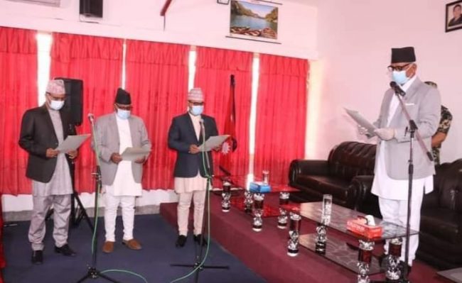 पूर्णता पायो कर्णाली सरकारको मन्त्रिपरिषद्ले