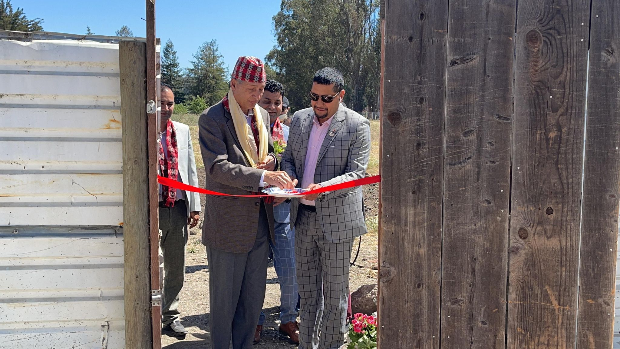 राजदूत खतिवडाद्वारा नेपाली पशुपालन फर्म हाउसको उद्घाटन