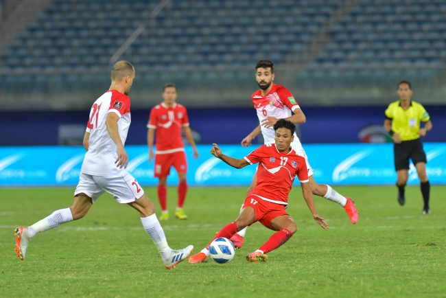 जोर्डनसँग नेपाल ०-३ गाेल अन्तरले पराजित