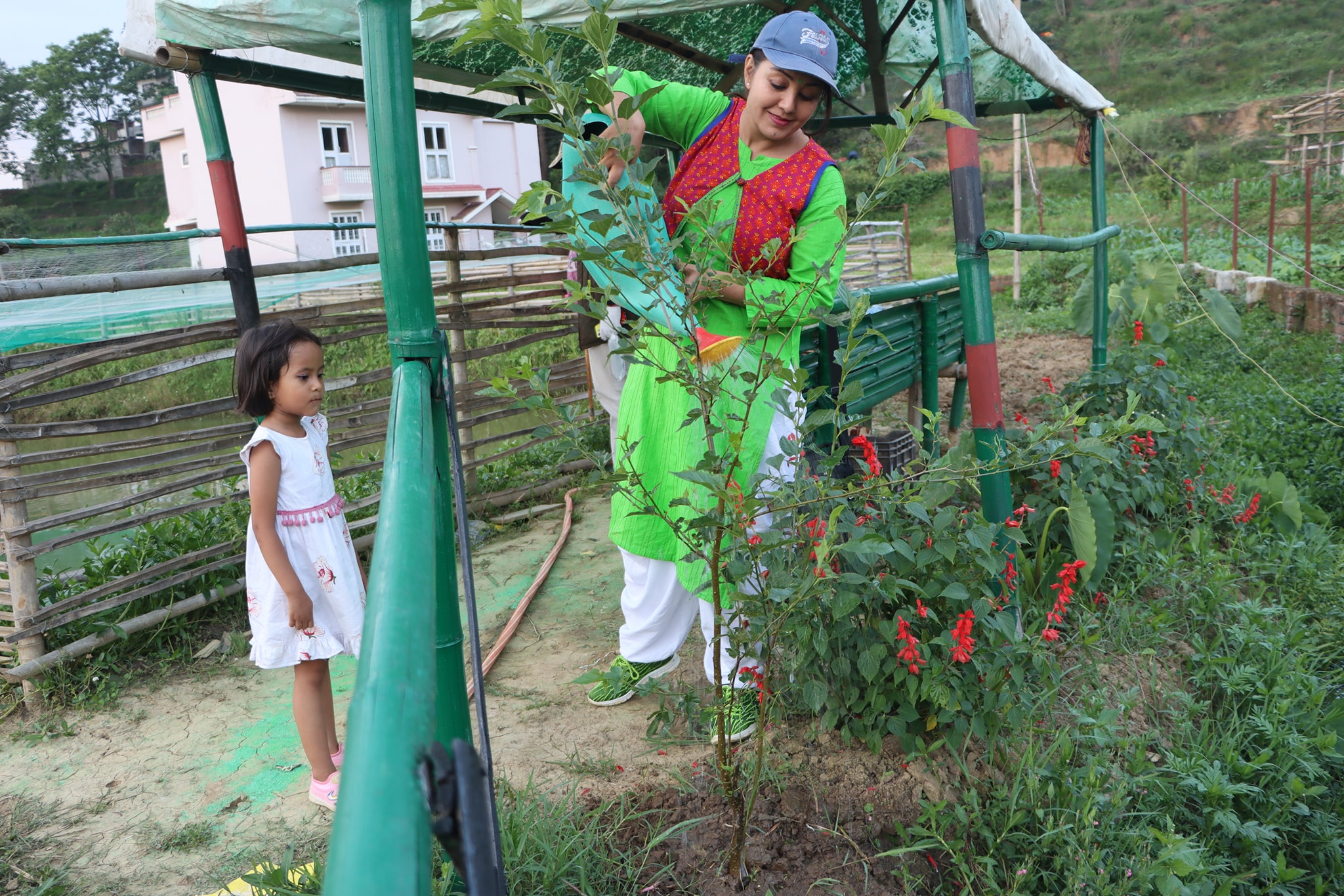 पाँच देशमा एकसाथ वृक्षरोपण