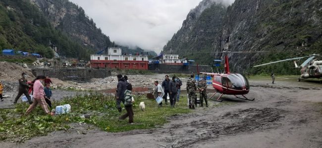 मौसम खराब भएपछि मनाङमै अड्किए गण्डकीका मुख्यमन्त्री नेपाली