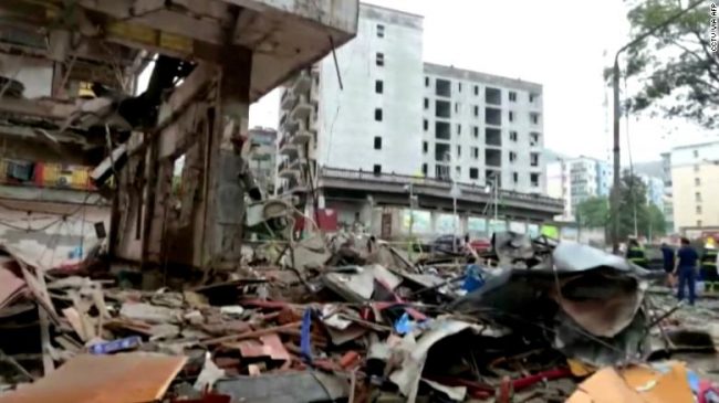 चीनमा ग्यास विस्फोटनबाट १२ जनाको मृत्यु