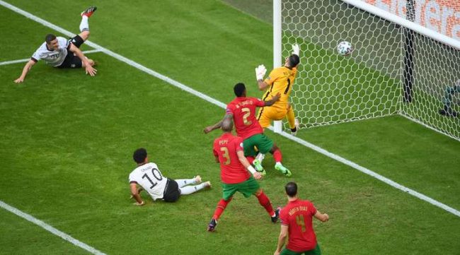 पोर्चुगलविरुद्ध जर्मनीको अग्रता