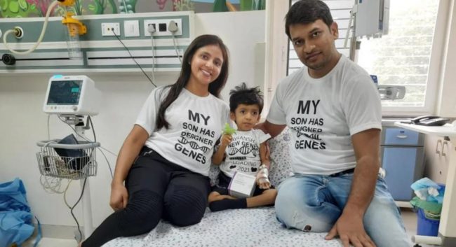 ३ वर्षका बालकलाई बचाउन २५ करोड रुपैयाँ मूल्य पर्ने सुइ लगाइयो