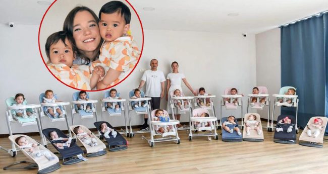 महिलाले सवा २ करोड खर्चेर १ वर्षमा २० सन्तान जन्माइन्, २३ वर्षको उमेरमा २१ सन्तान !