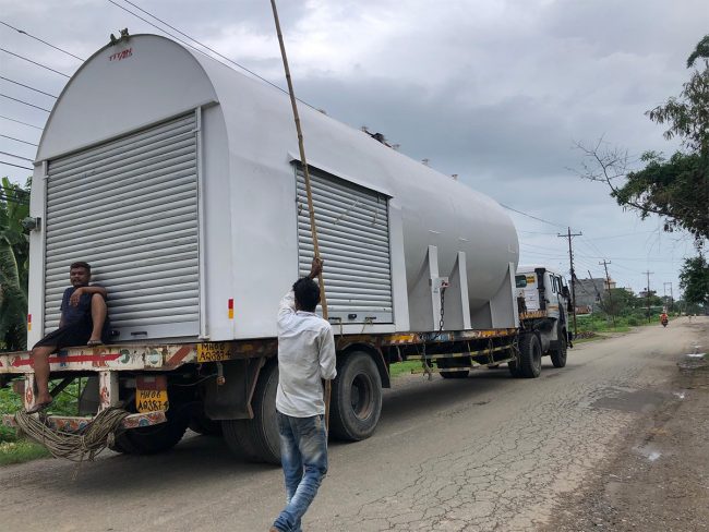 आइपुग्यो टरिगाउँ विमानस्थलमा तेल भण्डारण ट्याङ्की