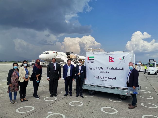 यूएईले दियो १५० भेन्टिलेटर