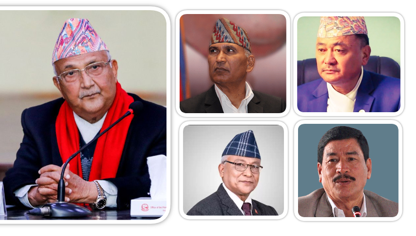 मन्त्रिपरिषद् ५ सदस्यीय मात्रै