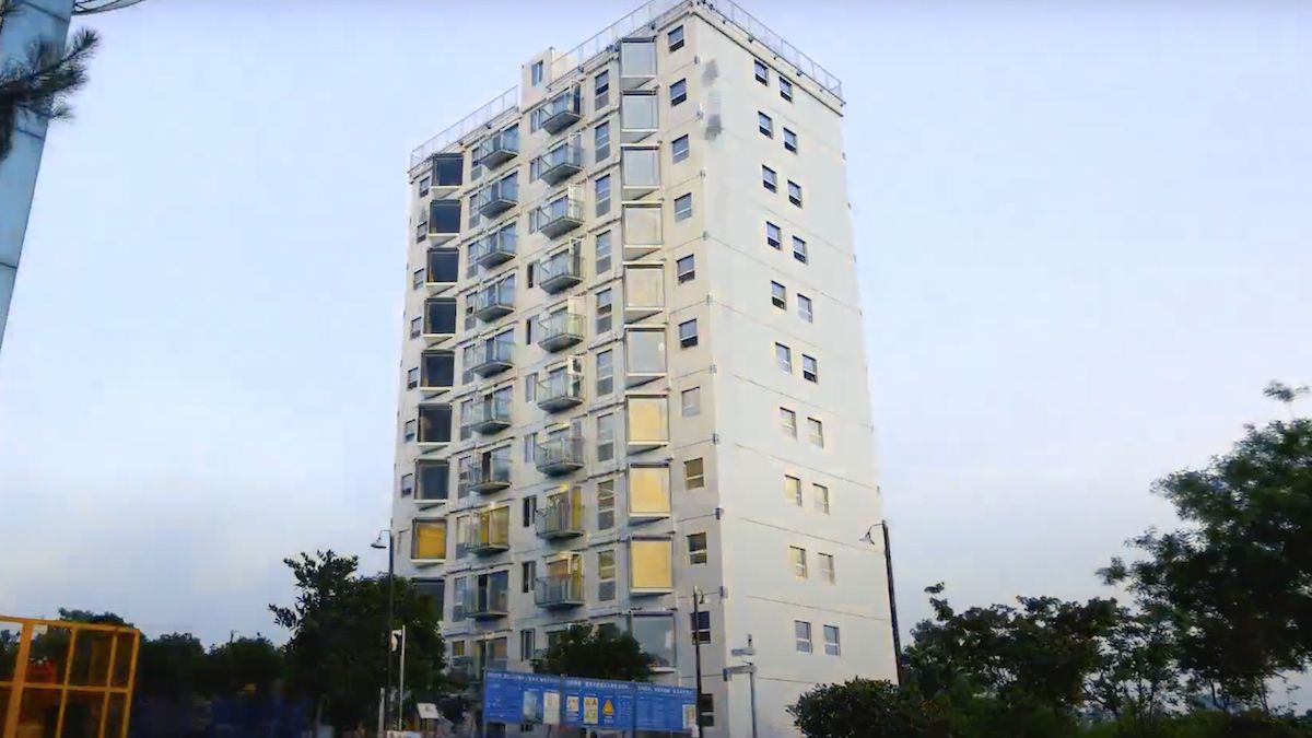 १० तलाको सुविधासम्पन्न अपार्टमेन्ट भवन २८ घण्टामा तयार, हेर्नुहोस् बनाउँदाको भिडियो