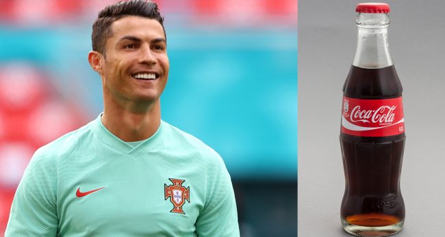 रोनाल्डोको एक शब्दले एक झट्कामा कोकाकोलाको ४ अर्ब डलर डुब्यो