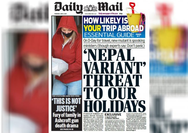 डेलीमेलको भ्रामक समाचार सच्याउन नेपाली दूतावास लण्डनको पत्र