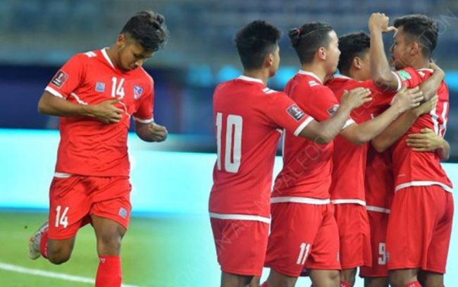 विश्वकप छनौटः चाइनिज ताइपेमाथि नेपालको शानदार जित