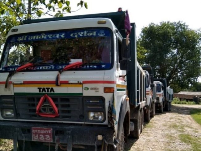 नदीजन्य पदार्थ अवैधरुपमा उत्खनन् गर्ने नियन्त्रणमा