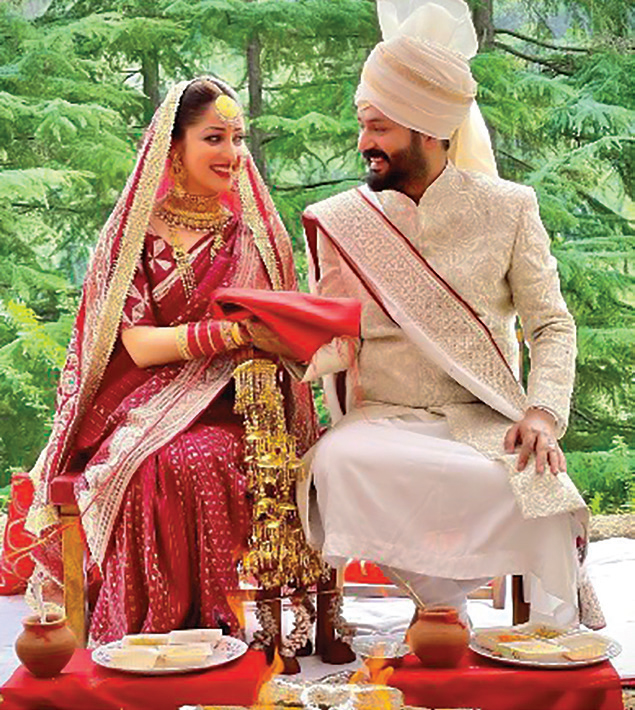 बलिउड अभिनेत्री यामी गाैतमले सुटुक्क गरिन् विवाह