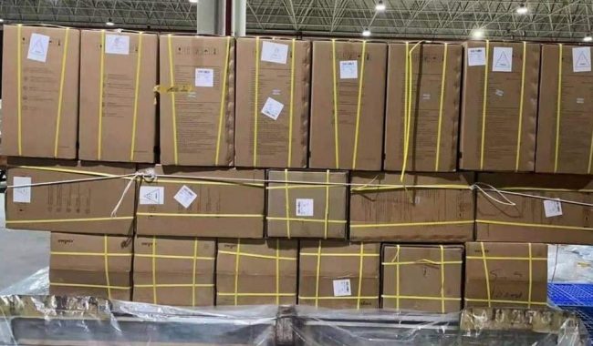 एनआरएनए कोरियाको पहलमा स्वास्थ्य सामग्री हस्तान्तरण