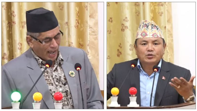 भौतिक पूर्वाधार मन्त्री व्यक्तिगत गालीगलौजमा उत्रिएपछि सभामुखद्वारा चार पटक रुलिङ