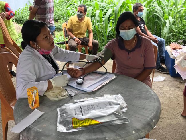 कोरोना महामारीकाबीच ललितपुरमा रक्तदान