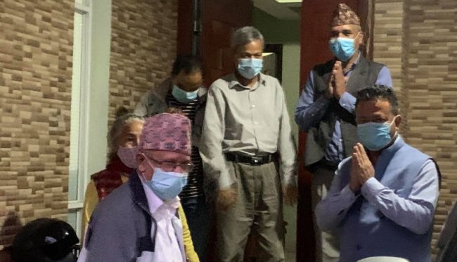 भीम रावलसँग नेपालको २ घण्टा छलफल