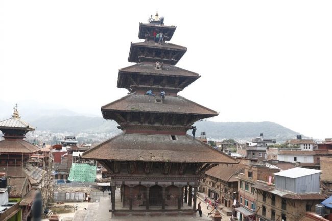 पाँचतले मन्दिरको ३२० वर्षगाँठ मनाइयो