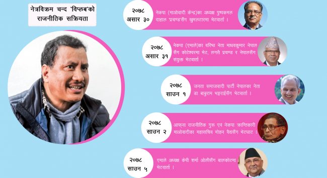 विप्लवको भेटवार्ताः वामपन्थी एकता कि सहमति कार्यान्वयनको खोजी ?