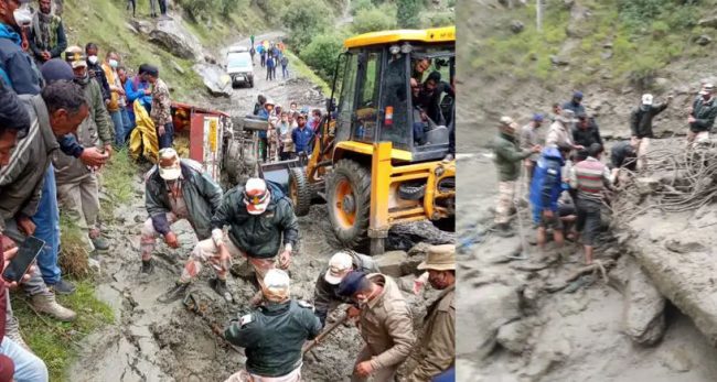 जम्मु कश्मिरमा बादल फाट्दा ४० भन्दा धेरै बेपत्ता