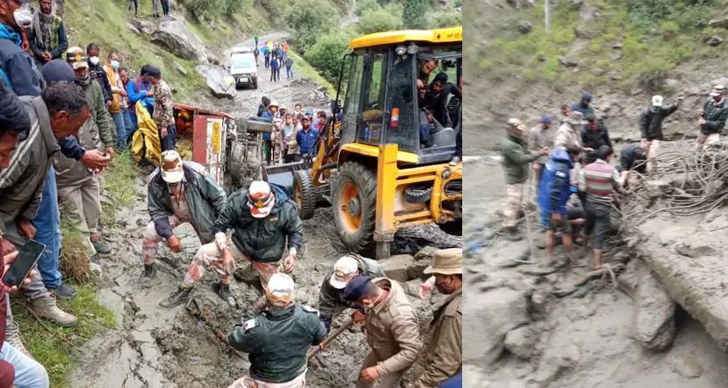 जम्मु कश्मिरमा बादल फाट्दा ४० भन्दा धेरै बेपत्ता