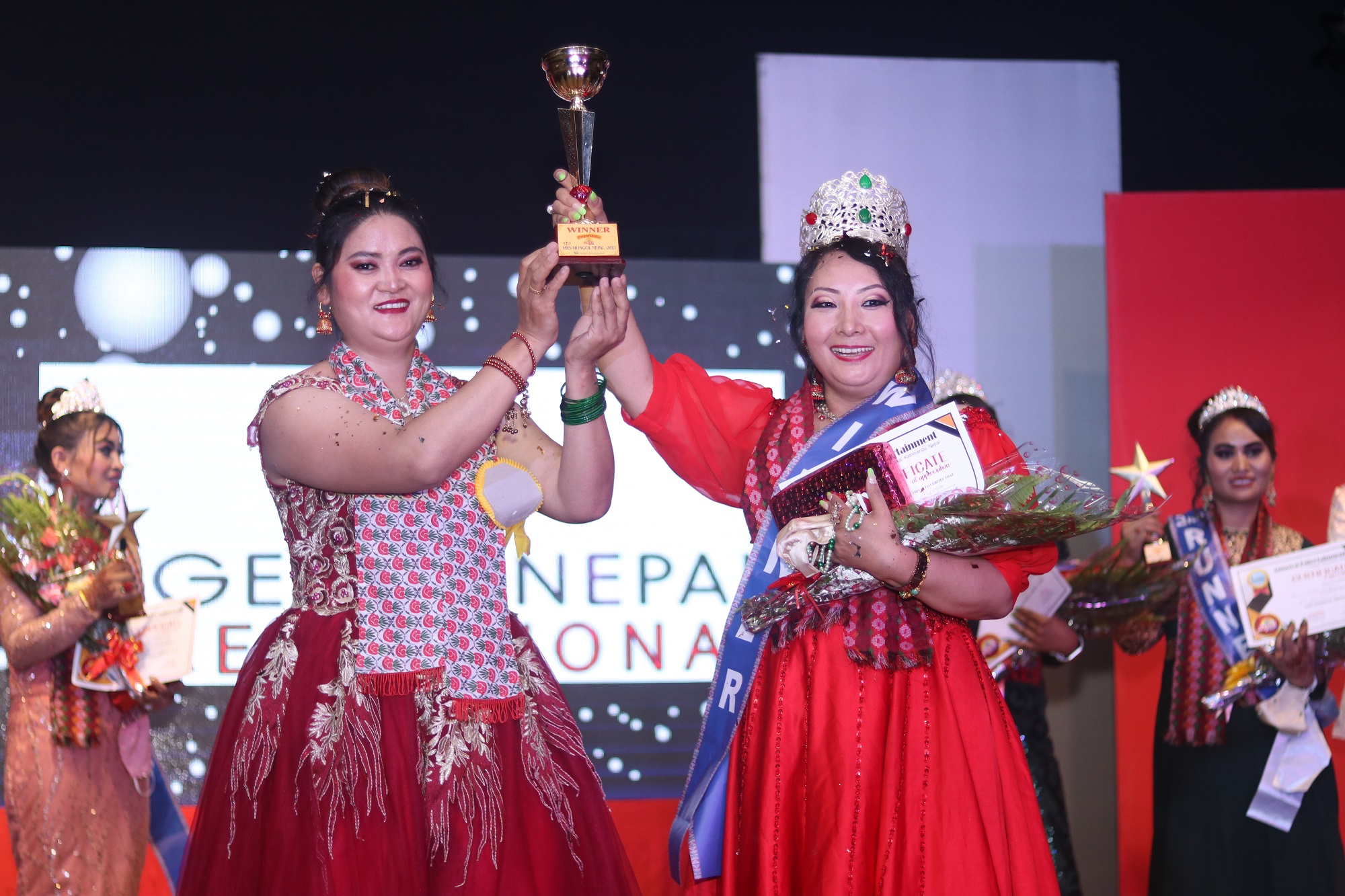 अन्जु भइन् मिसेस मंगोल नेपाल २०२१ को बिजेता