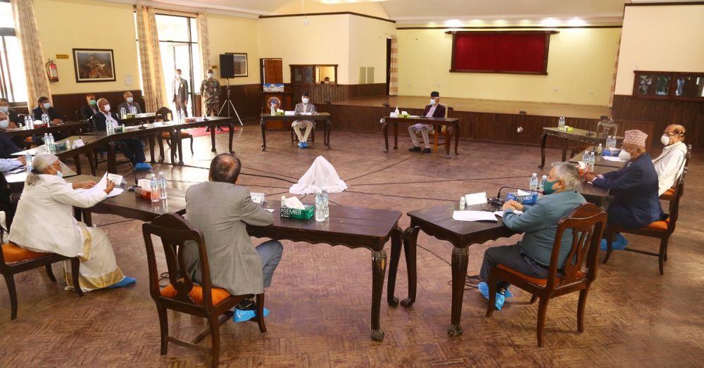 महानगरको उम्मेदवार छान्न बालुवाटरमा नेपाली कांग्रेसको बैठक