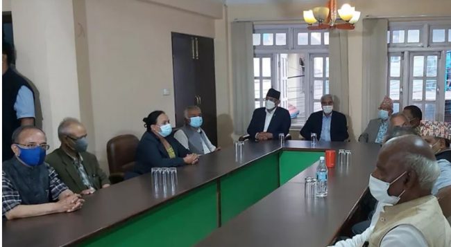 देउवाको नेतृत्वमा सँयुक्त सरकार बनाउने गठबन्धनको निर्णय