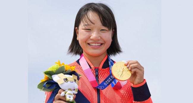 १३ वर्षकी खेलाडीले ओलम्पिकमा स्वर्ण पदक जितेर इतिहास बनाइन्
