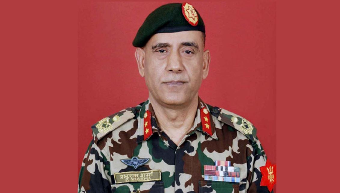 कायममुकायम प्रधानसेनापतिमा प्रभुराम शर्मा सिफारिस