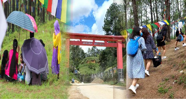 असारे झरीमा पनि तारेभीरमा घुम्नेको भीड