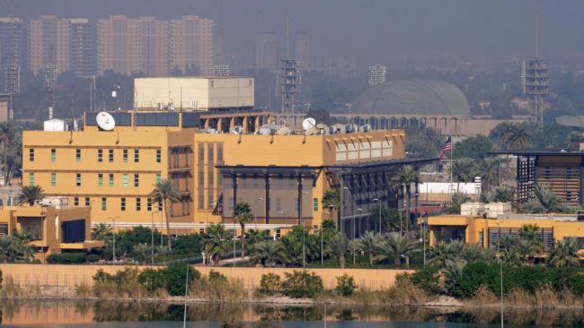 इराकस्थित अमेरिकी दूतावास नजिकै रकेट आक्रमण