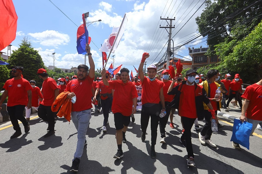 एमालेमा ‘बाहुबली’ संगठन बनाउने होडबाजी