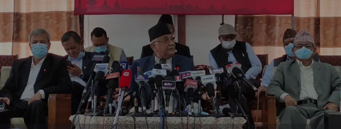 एमालेभित्रको अन्तरविरोधलाई विग्रहमा पुर्‍याउन अध्यादेश जारी गरियो : ओली