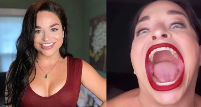 टिकटक स्टारले सबैभन्दा ठूलो मुख खोलेर गिनिज बुकमा नाम लेखाइन्