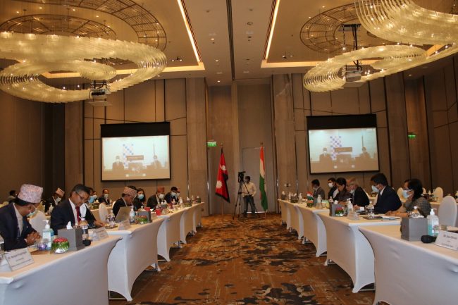 नेपाल भारत संयुक्त निगरानी संयन्त्रको नवौँ बैठकः भारतीय सहयोगका परियोजनाबारे छलफल