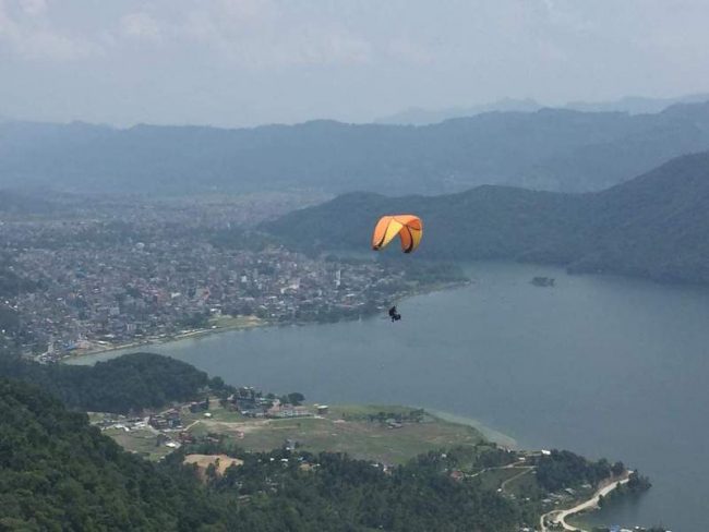 पोखरामा विमानस्थल बन्यो, अब प्याराग्लाइडिङको चिन्ता