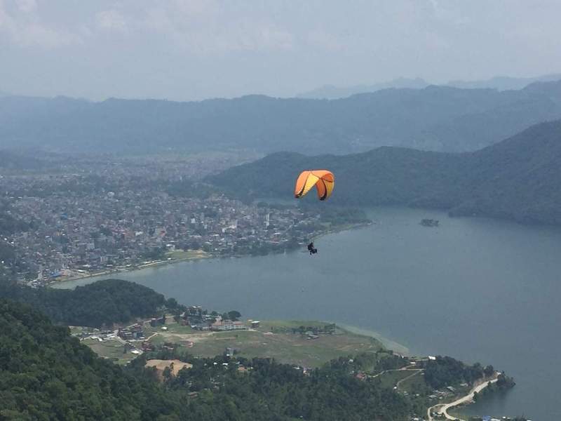 पोखरामा विमानस्थल बन्यो, अब प्याराग्लाइडिङको चिन्ता