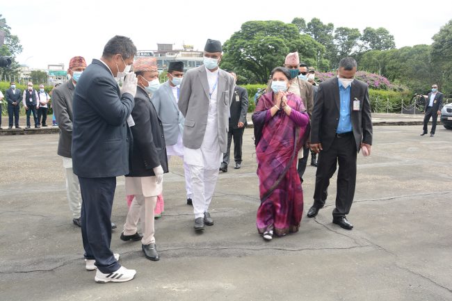 रिफ्रेस हुन चन्द्रागिरि हिल्स पुगेकी राष्ट्रपति आज फर्किँदे